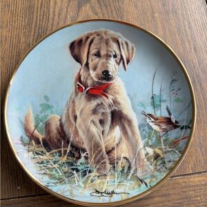 Franklin Mint "Eye to Eye" Labrador Retriever Collector Plate